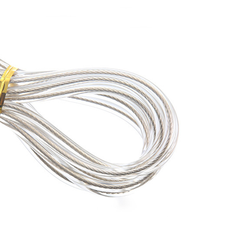 Amazon Explosions Weight Rope Skipping Steel Wire Fitness Yoga Bearing Training Competition Golden Head Rope Skipping Factory Outlet