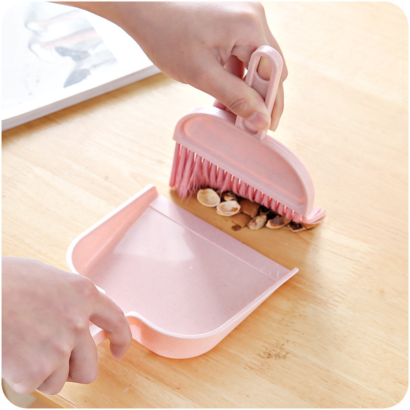 Household Mini Dustpan Broom Desktop Small Broom E394 Keyboard Brush Creative Cleaning Tools Plastic Dustpan Set