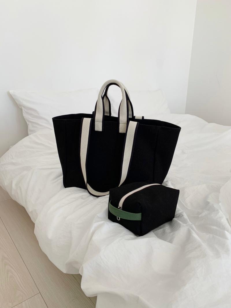Handtasche 2023 neuer Trend große Kapazität Mode Umhängetasche einfache College Canvas Tasche Hersteller Großhandel_voghion.com