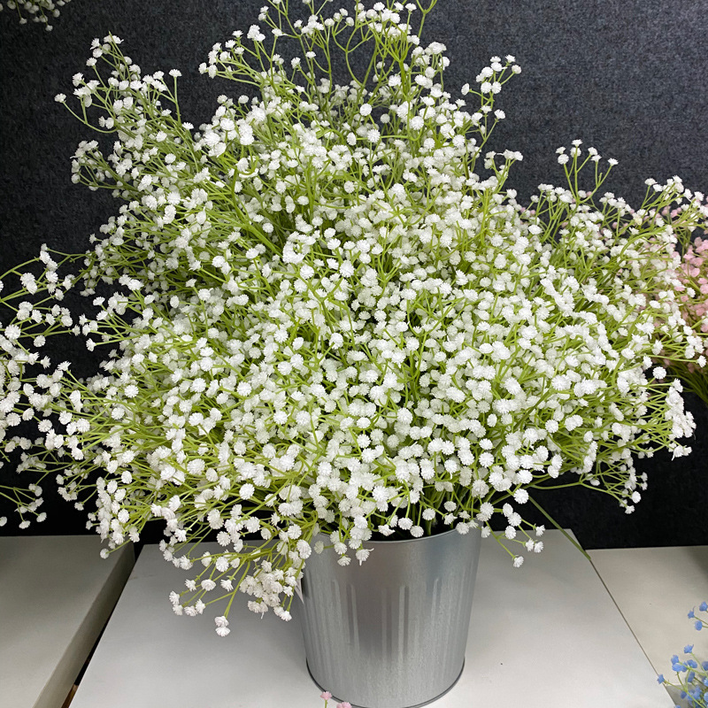 Simulation flower baby's breath Star office interior home decoration ornaments flower bonsai small fresh photo props hand wholesale