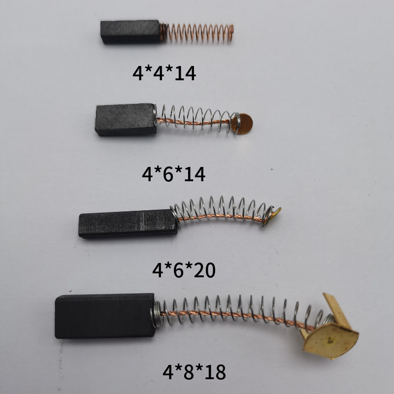 Electric tool carbon brush electric hammer angle grinder electric grinding carbon brush cutting machine electric brush 4 mm5mm6mm in stock wholesale