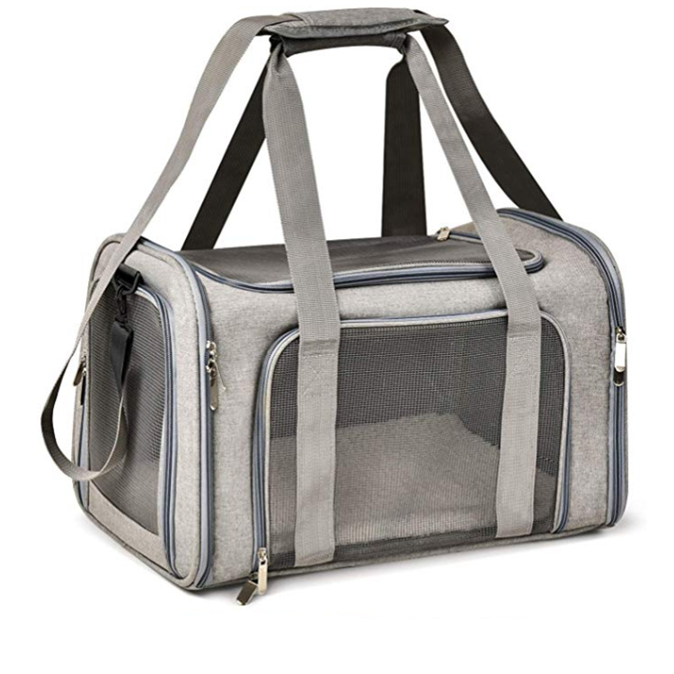 Factory Direct Portable Pet Bag Single Shoulder Crossbody Outgoing Pet Bag Foldable Comfortable Breathable Pet Bag