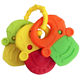 Factory direct baby tooth gum fruit modeling baby silicone tooth gum molar tooth fixer rattle tooth gum