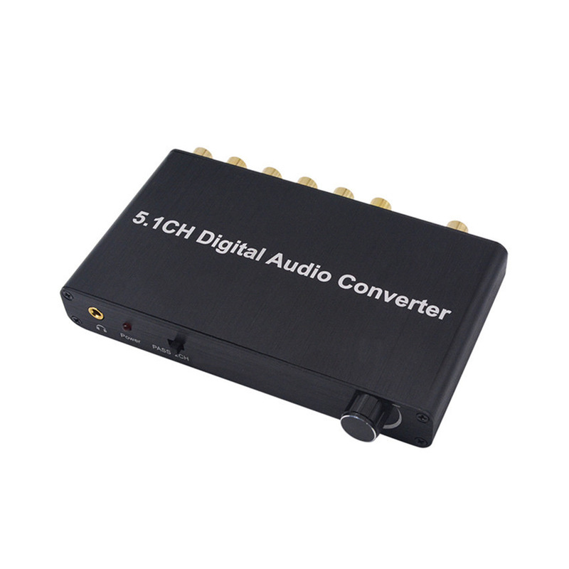 Factory Direct DTS decoder 5.1 channel Dolby audio decoding optical fiber/coaxial digital