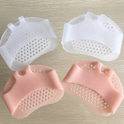 Factory Direct Silicone Forefoot Pad Honeycomb Pad Women's High Heels Sandals Anti-wear Foot Reduced Size Insoles