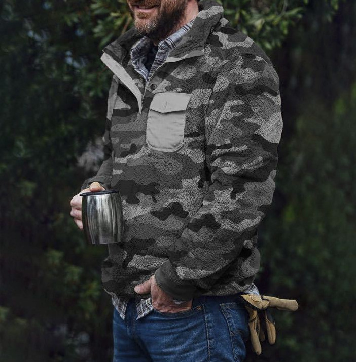 Factory Solid Color Men's Cashmere Sweater Amazon Sweater Cross-border 2020 Autumn and Winter New Casual Fleece Thickened Sweater