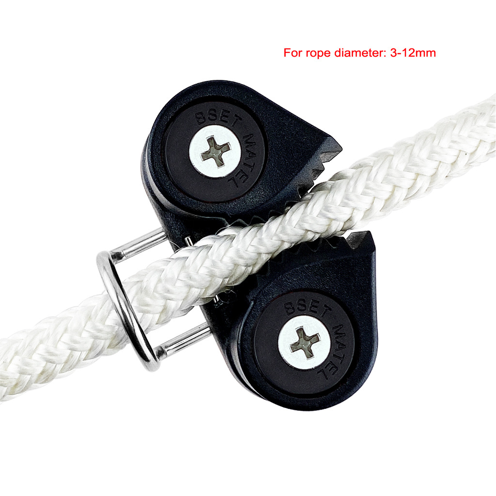 Cross-Border double nylon ball rope clamp with guide ring automatic rope clamp plate Pilates fitness equipment