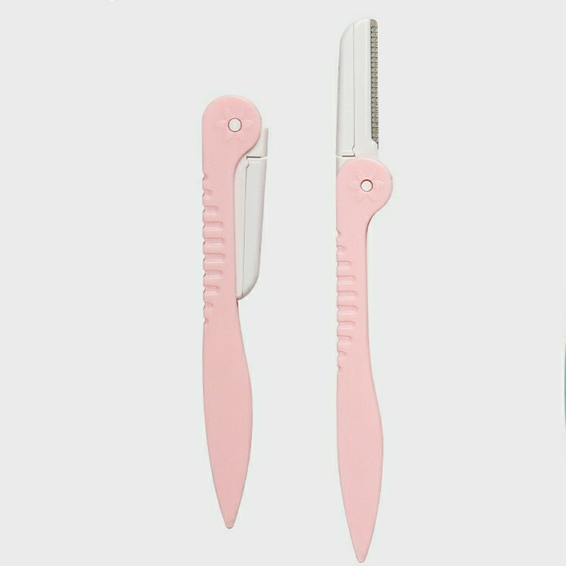 Folding Makeup Eyebrow Knife Stainless Steel Eyebrow Knife Beauty Makeup Tool Eyebrow Knife Taobao Beauty Makeup Set Gift Accessories