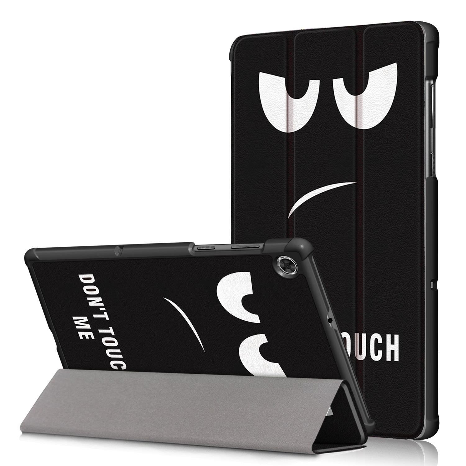 For Lenovo Tab M10 Plus flat leather case M10 TB-X606F/X tri-fold anti-drop protective case ultra-thin