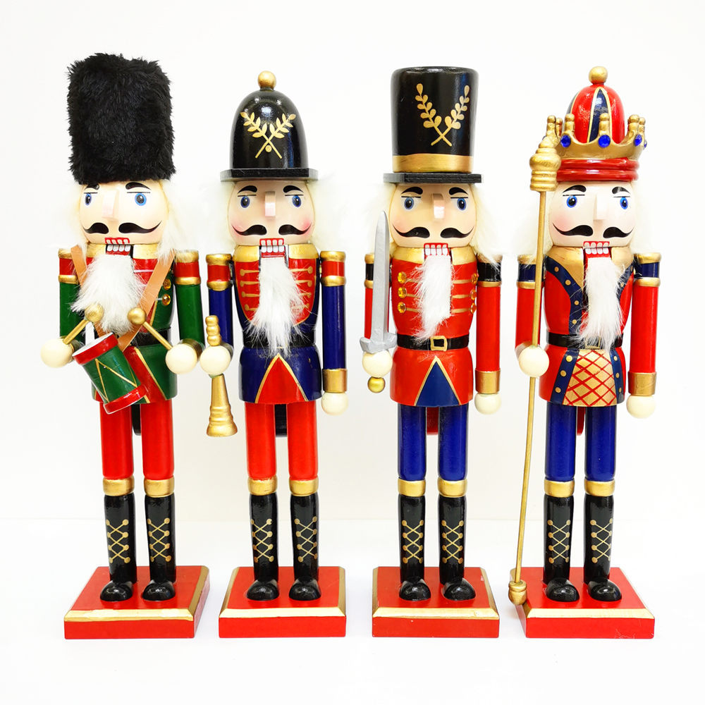 Factory direct 30cm Nutcracker puppet soldier decoration creative decoration gift spot