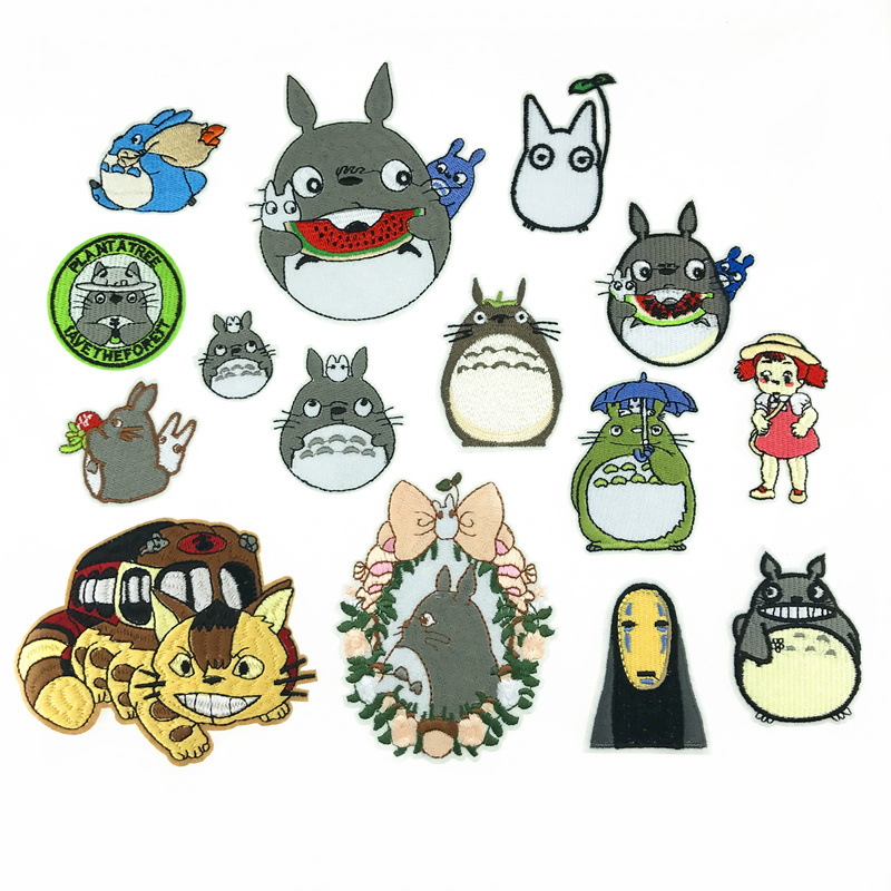 2020 Hot Selling Cross-border New Style Embroidered Cute Cartoon Fabric Patch for Bags and Hats Decorative Stickers