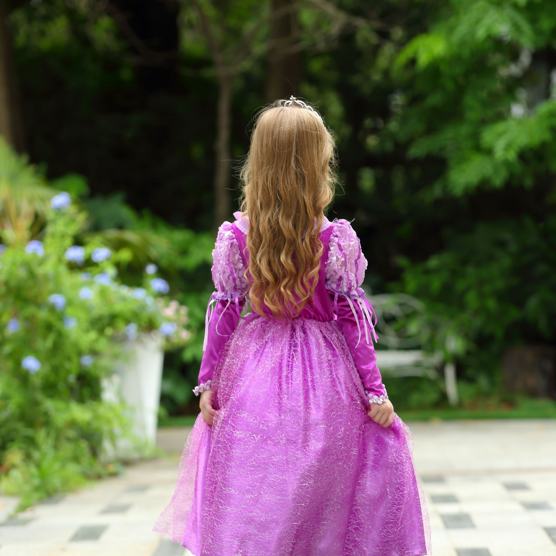2023 Sophia Dress Dress Girls Dress Frozen 2 Princess Dress Girls Rapunzel