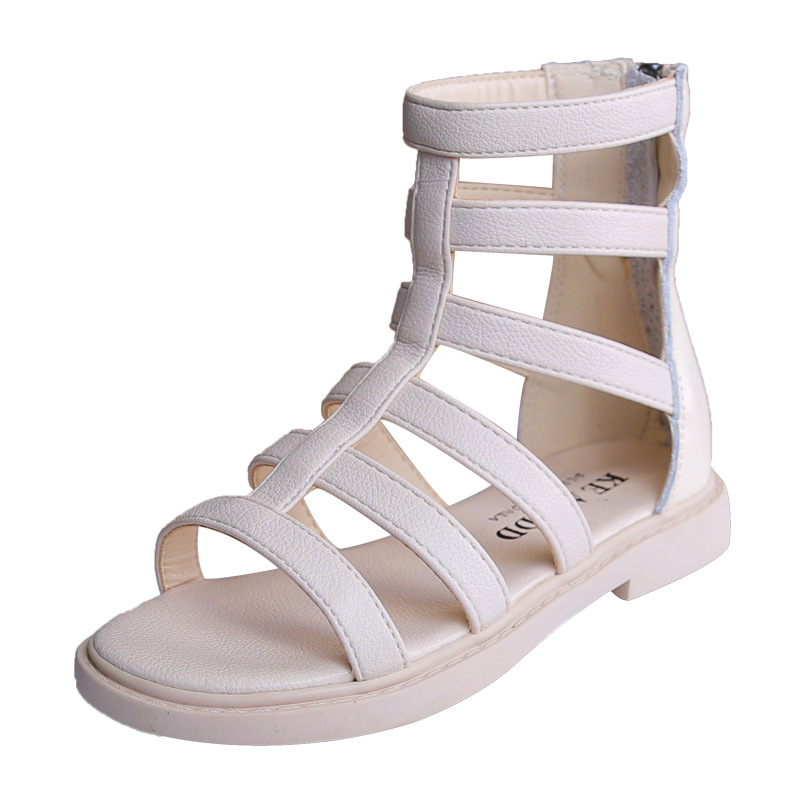Girls' Sandals 2021 Summer New Fashion Soft-soled Princess Shoes Children's Non-slip Roman Shoes Girl's Shoes Trendy
