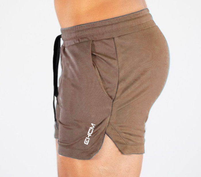 Fitness territory sports shorts men's running fitness training quick-drying swimming trunks three-point lace-up beach pants a generation of hair