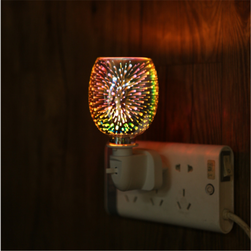 Cross-border Explosions 3D Aromatherapy Wax Melted Lamp Creative Romantic Warm Wax Melted Lampshade Indoor Ornaments Aromatherapy Furnace