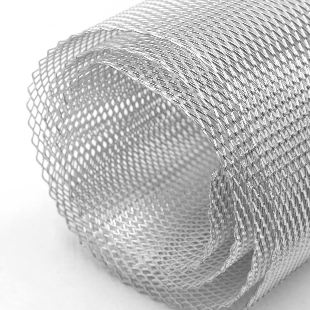 Cross-border hot sale modified Zhongwang car aluminum mesh front Diamond hexagonal grille mesh 6 x 12mm