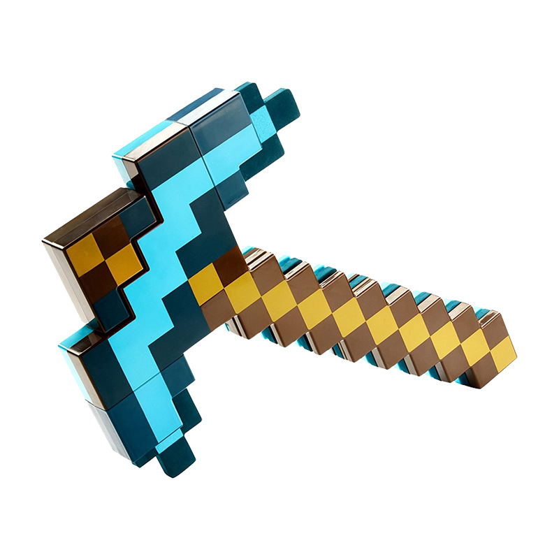 Minecraft игрушечное оружие официальный Blue Diamond деформация меч проект 2-в-1 лук и стрелы модель