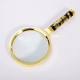 The elderly read exquisite high-grade large diameter 90MM 8 times the Dragon handle plastic frame reading high magnifying glass