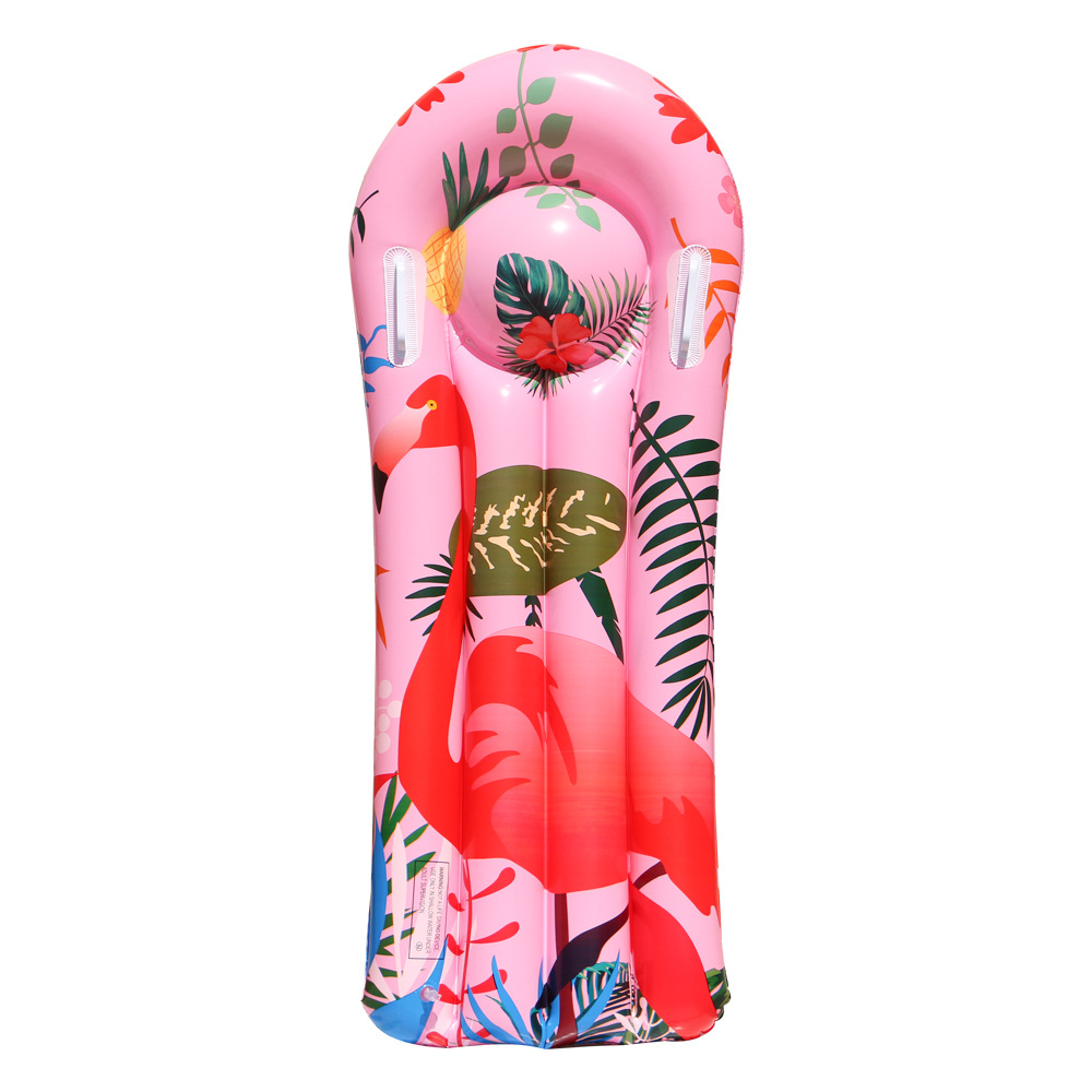 Floating bed wholesale unicorn floating board floating row PVC Flamingo water inflatable toy children swimming surfboard