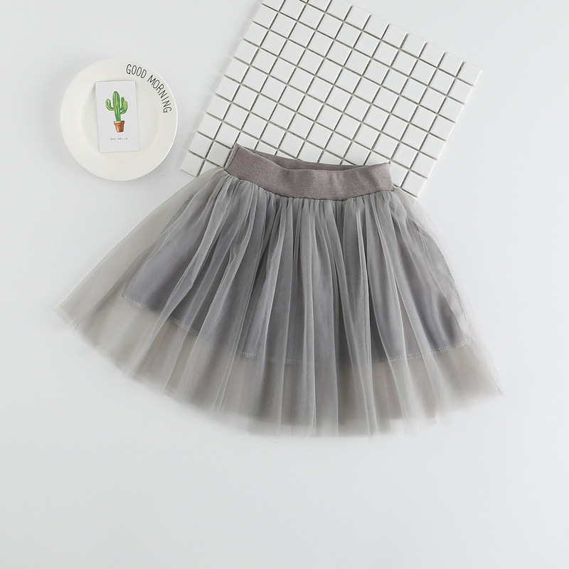 Girls' Skirt Summer 2020 Korean Style Children's Short Skirt Girls' Mesh Princess Skirt Western Style Children's Skirt