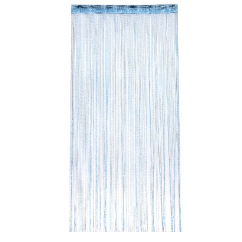 Monochrome flat silver straight line curtain finished 1M * 2M hanging curtain with silver curtain foreign trade products