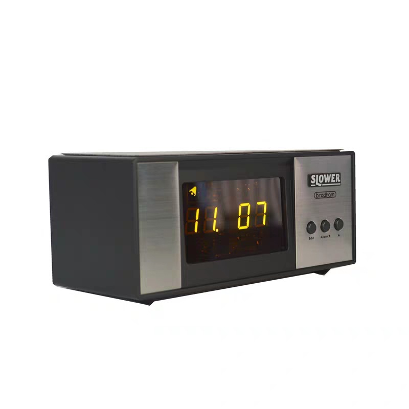 Simple Retro Japanese Style Page Flip Clock with Light led Pendulum Clock Desktop Minimalist Creative Japanese Small Box Mechanical Clock
