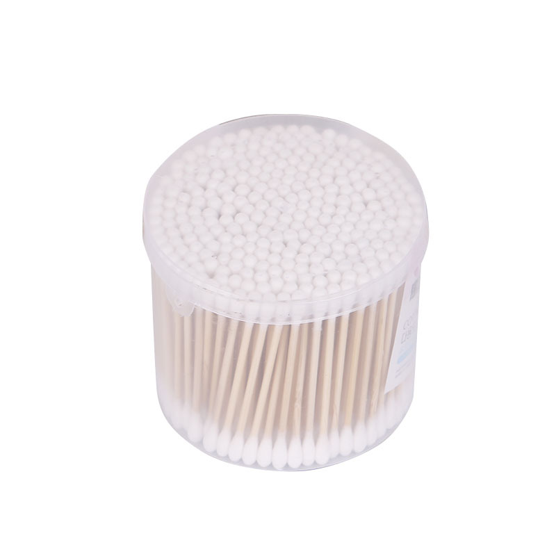 Factory direct 150 boxed paper card double-headed cotton swabs disposable makeup cotton swabs clean cotton swabs a generation of hair