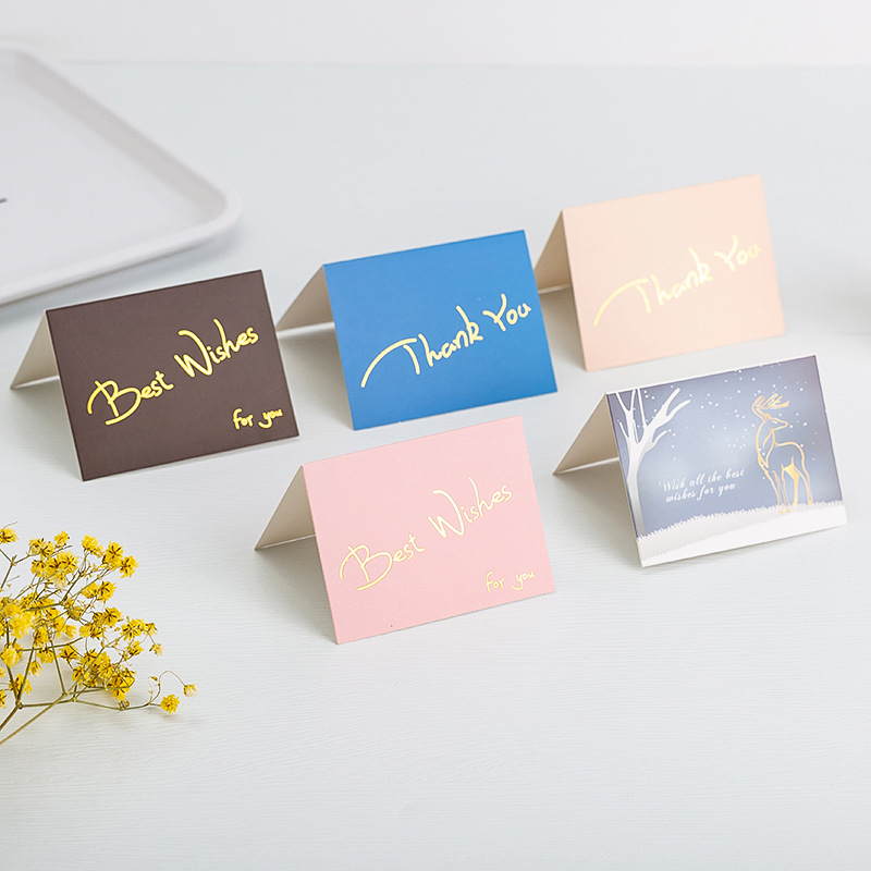 Creative marbling greeting card thank you letter postcard lover greeting card paper card small card small greeting card wholesale