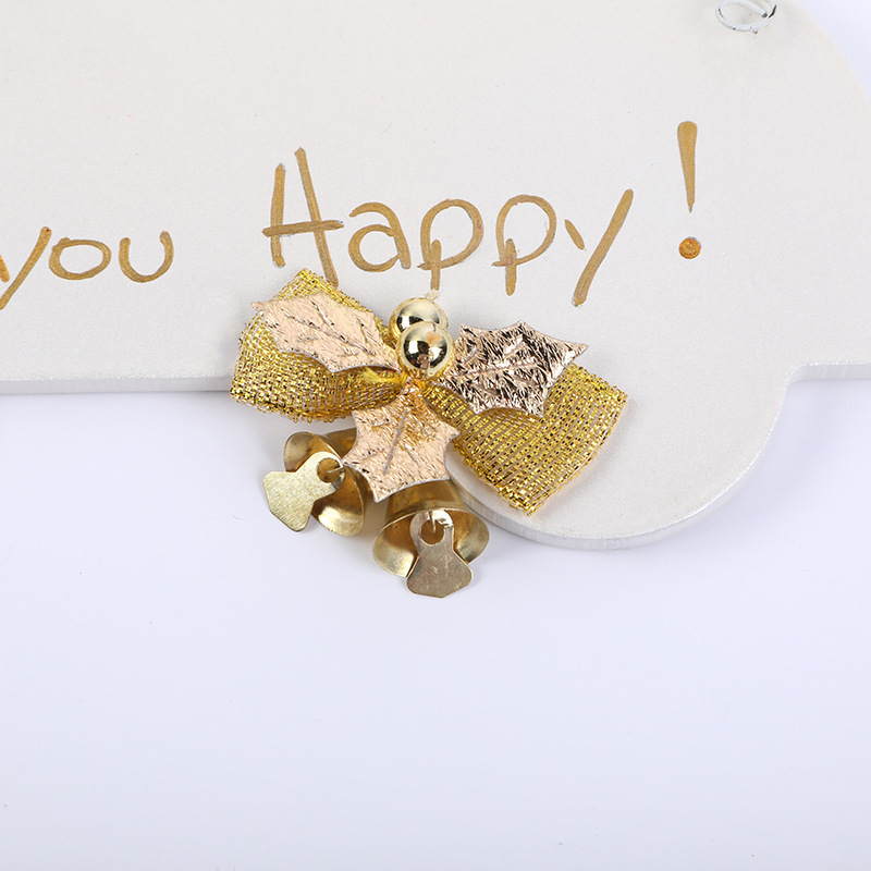 Christmas Bow Bell Christmas Decoration Christmas Tree Garland Bell Accessories Christmas Gift Box Decorations Direct Camp