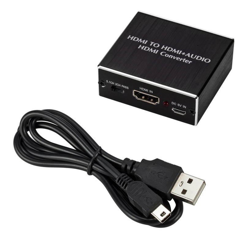 4K HD HDMI converter HDMI audio separator HDMI optical fiber Audio Decoder Factory Direct Sales