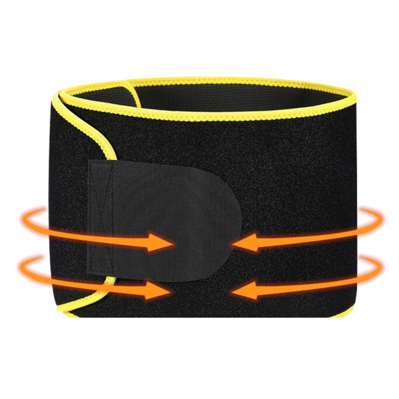 Cross-Border Men's and women's sports corset belt embossed sports waist support belly band fitness waist slimming corset stuffy sweat belly band