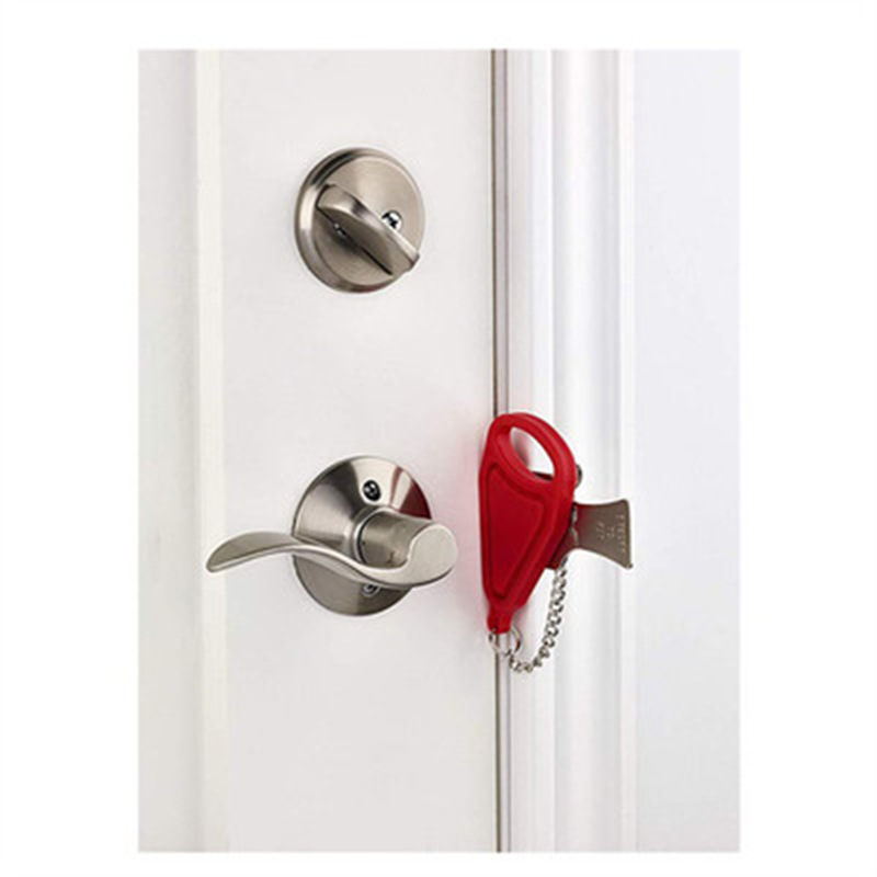 portable lock portable door buckle lock hotel room door top door blocker anti-theft lock