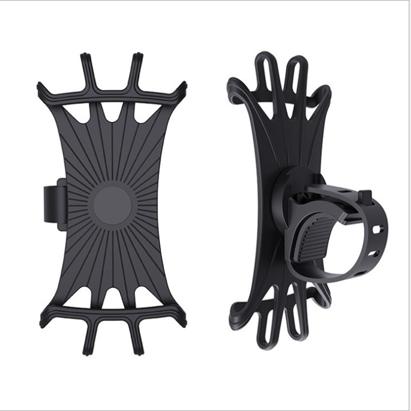 Amazon Bicycle Silicone Mobile Phone Bracket [Ultra Light] 360-degree Rotating Mountain Bike Mobile Phone Rack