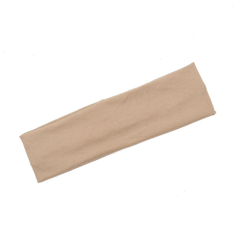 Cross-border Hot-selling Sports Hair Band Women's Outdoor Cycling Tennis Yoga Fitness Sweat-absorbing Hair Band Summer Sweat-guiding Band