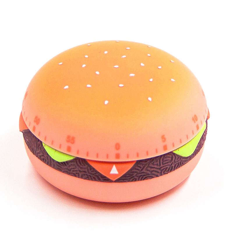 New creative hamburger timer kitchen mechanical timer timer student time manager timer reminder