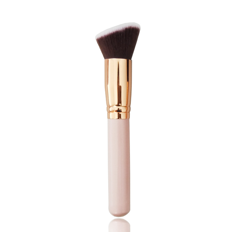 Single Makeup Brush Flat Foundation Brush Blush Scattered Brush Slant Head Fixed Makeup Brush Beauty Tools Gift