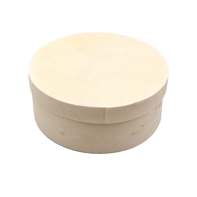 Wooden bark box jewelry box DIY white blank storage box ultra light clay snow Mud Painted Graffiti material