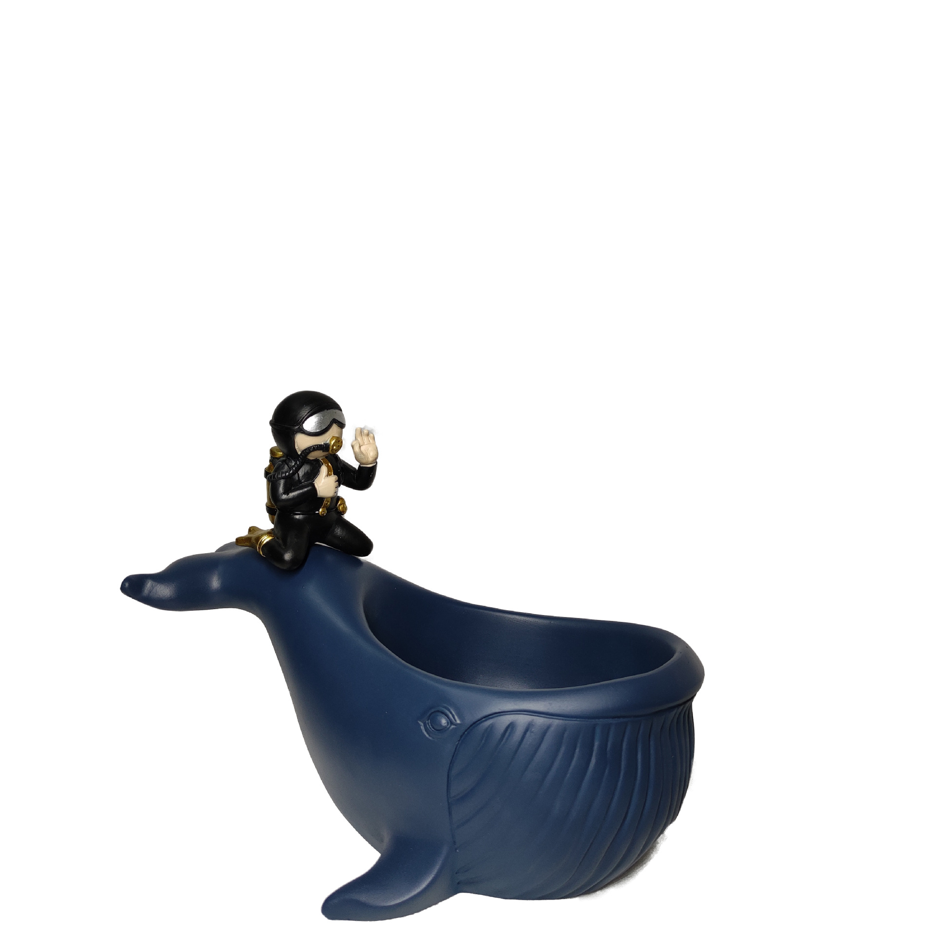 Creative Diver Fruit Plate Ornaments Key Storage Box Candy snack Plate Nordic Entrance Living Room Desktop Decorations