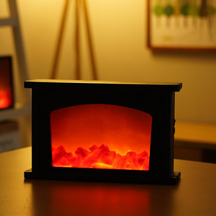 LED creative home fireplace Lights Flame lights modeling lights Nordic style decorative lights Christmas crafts ornaments