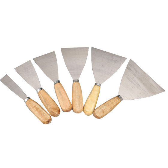 Wood handle putty knife cleaning putty knife cleaning knife scraper factory wholesale trowel large favorably