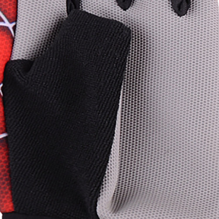 Marvel Children's Cartoon Half-Finger Gloves Non-slip Riding Men's and Women's Middle School Children's Cartoon Balance Car All-Finger Wang Wang Team