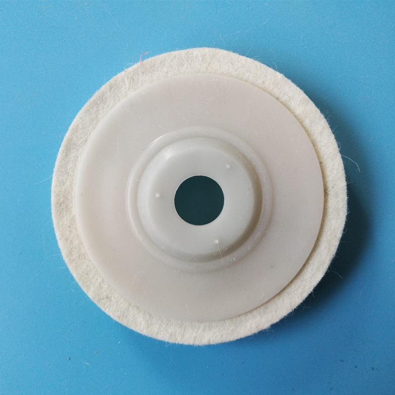 Wool polishing wheel felt wheel stainless steel Porcelain wood marble stone polishing 100*16*12mm