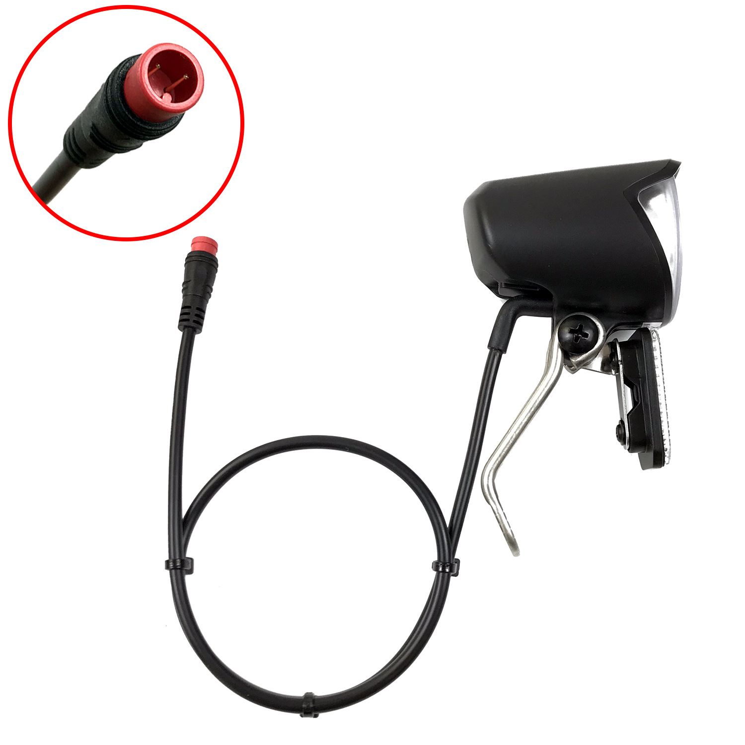 Bicycle modification accessories 6V-60V headlight night riding LED lighting lamp night riding equipment/waterproof connector
