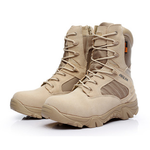 Cross-border source military fan high-top tactical boots outdoor camping hiking hiking boots men's special forces desert boots