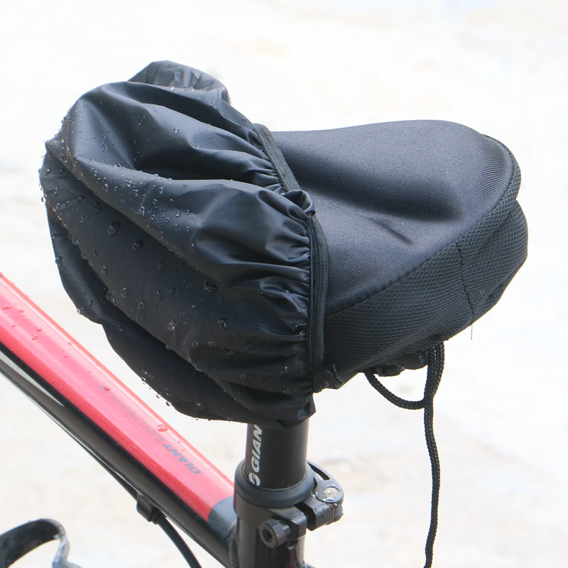 Bicycle cushion rain cover silicone sponge cushion cover rain cover mountain bike saddle Rain cover