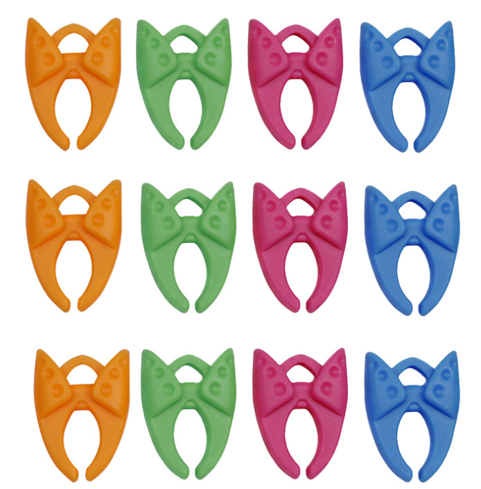 Silicone bobbin clip cord clip bobbin cord clip color Bobbin Factory Direct single price 3G