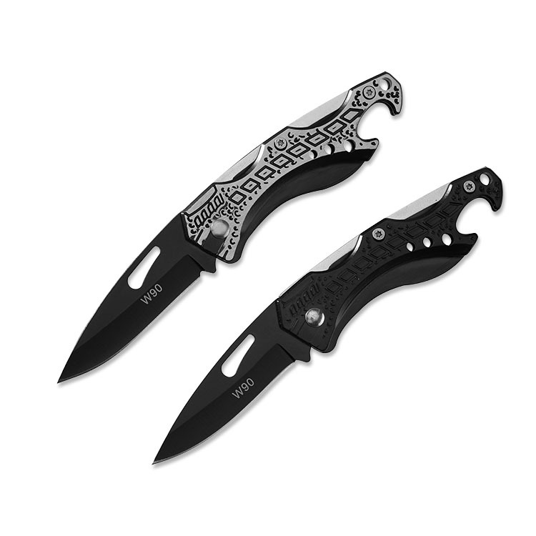 Stainless steel fruit knife outdoor knife folding knife multifunctional knife camping portable mini knife