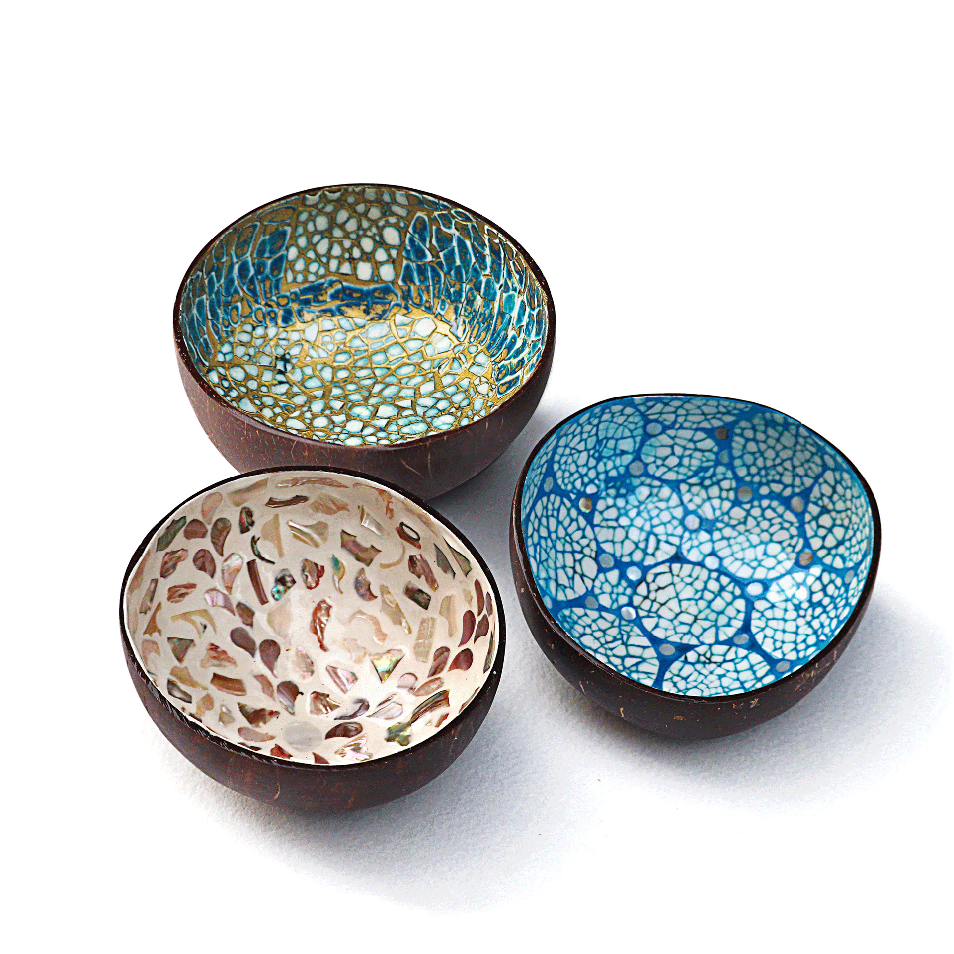 Vietnam Entrance Key Storage Plate Coconut Shell Bowl Shell Coconut Bowl Home Decoration Storage Salad Bowl
