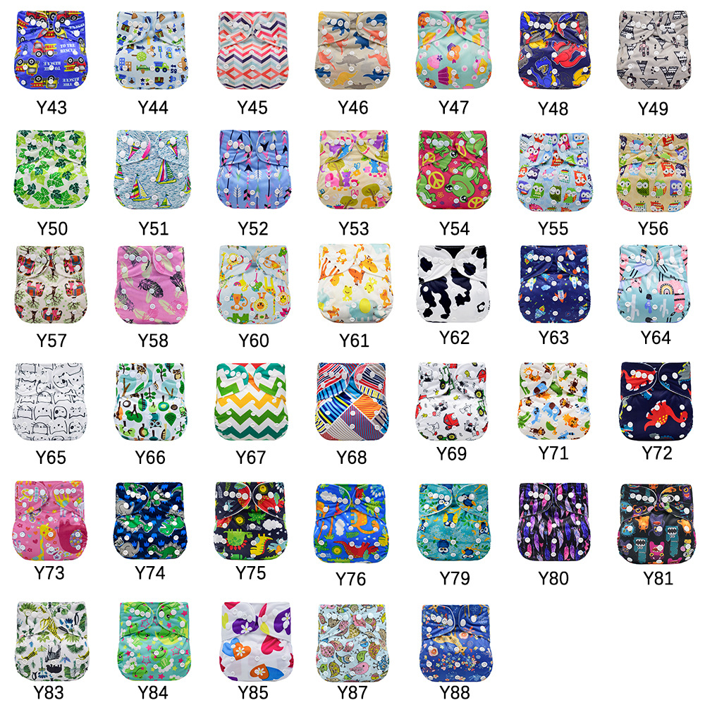 New Digital New Flower Baby Cloth Diapers Washable Diapers Amazon wish Baby Washable Diapers