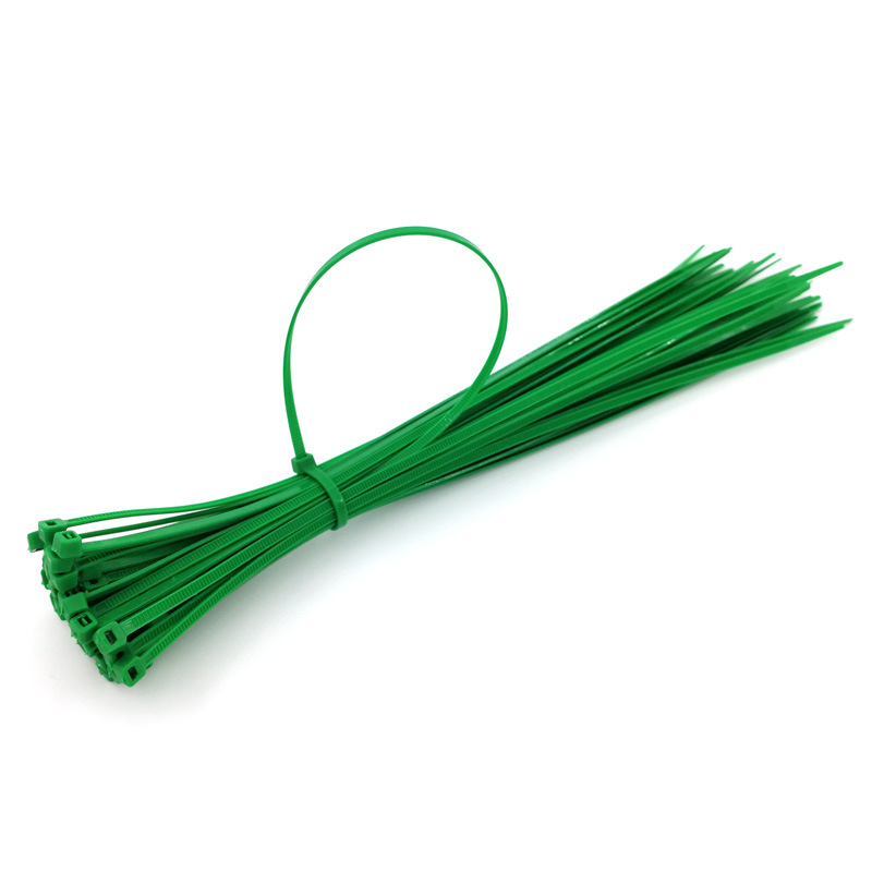 Fixed plant cable ties 50 garden plastic self-locking buckle cable ties 30cm green nylon cable tie